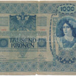 1902. 1000K felülbélyegzés nélkül T:III- beszakadások Adamo SK35 - Image 2
