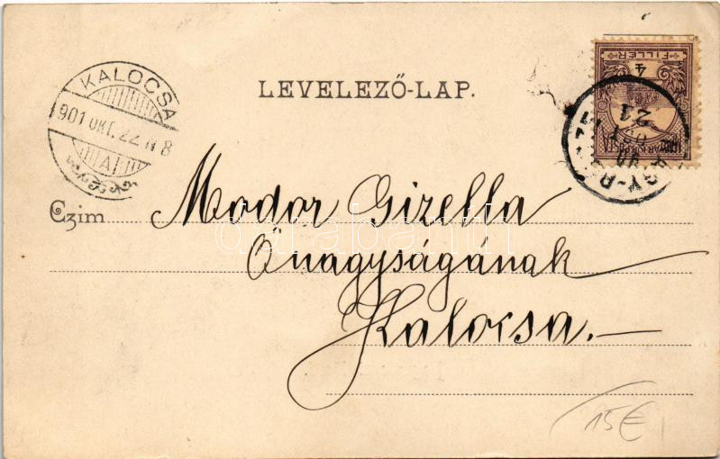 1901 Nagyrőce, Gross-Rauschenbach, Velká Revúca; Nagyrőczei fürdő. Büchler Béla kiadása / spa, bathing house (EK) - Image 2