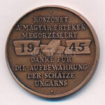 Bognár György (1944-) 1990. 'Spital am Pyhrn / Köszönet a Magyar Értékek Megőrzéséért' kétoldalas bronz emlékérem (42,5mm) T:1-,2 patina, ü. - Image 2