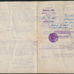 1945 Román-orosz-magyar nyelvű mentesítő igazolvány