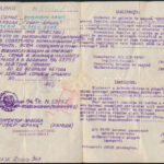 1945 Román-orosz-magyar nyelvű mentesítő igazolvány - Image 2