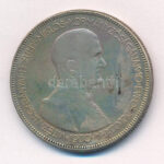 1930. 5P Ag 'Horthy jobbra' T:3 patina, karc, ü. Adamo P8