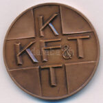 Kiss György (1943-) 1994. 'PHARMA EXPO / KKF&TT' kétoldalas bronz emlékérem (42,5mm) T:1- - Image 2