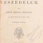 Zrínyi Miklós: Szigeti veszedelem. Bp., 1895., Franklin. Hatodik kiadás. Átkötött félvászon-kötés, kissé kopott