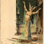 Salambo. Palais du Costume Projet Félix / Erotic lady art postcard. Imp. les Lemercier, Paris litho s: Japhet (EK)