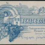 cca 1910 Cs. és Kir. katonatiszt aláírt portréfotója, (Freiherr von Berger?), keményhátú fotó, Székesfehérvár, Fekete Zoltán, 10x6 cm - Image 2