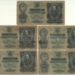 1930. 20P (5x) T:III,III- Hungary 1930. 20 Pengő (5x) C:F,VG Adamo P11