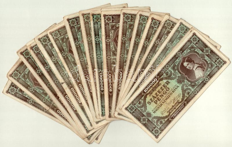 1945. 100.000P (30x) T:III,III- Adamo P24