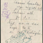 1936 Vasvár, Keserű Miklós 'Szentháromság' Gyógyszertára Recept-Vény borítékja, benne Tretter László vasvári körorvos receptjével,7x11 cm - Image 2