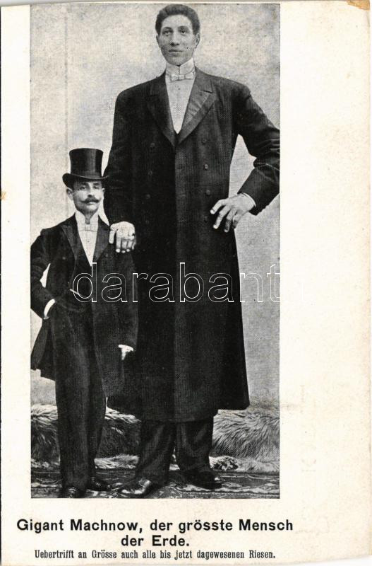 Gigant Machnow, der grösste Mensch der Erde / Giant man, circus (vágott / cut)