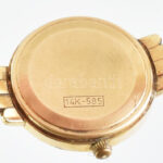 Arany (Au/14k) Helvetia női quartz karóra, működik, jelzett, d:24mm bruttó: 22,69g - Image 4