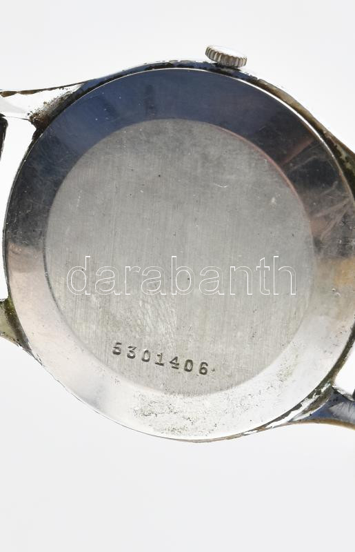Doxa antimagnetic kézi felhúzós karóra szép számlappal. Karcos plexi, nem működik d: 36 mm Bőr szíjjal - Image 3