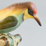 Herendi Zöld Küllő, kézzel festett porcelán, jelzett, hibátlan, m: 15 cm - Image 3