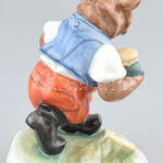 Herendi mézet cipelő maci (mackó, medve), kézzel festett, jelzett, hibátlan, m:14 cm - Image 2