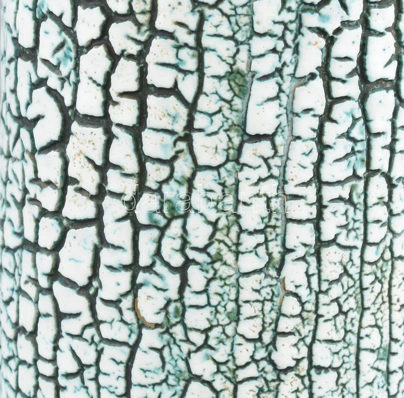 Bán Károly: Retró kerámia váza, jelzett, alján minimális restaurálással, m: 27,5 cm - Image 3