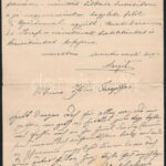 cca 1900 Ifj. báró Wodianer Albert komjáti uradalmának fejléces levélpapírjára írt személyes hangételű levél - Image 4