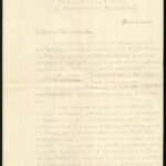 1923 Bp., József kir. herceg központi jószágigazgatósága Kokas József nyugalmazott főhercegi uradalmi felügyelő részére írt levele nyugdíjemelés tárgyában, aláírással, pecséttel