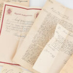 cca 1750-1940 7 db okmány, , kézirat hivatalos levél, nyugta - Image 2