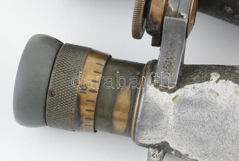 Fernglass 08 Goerz jelzett I. világháborús katonai látcső, kopott / Wolrd War I. binoculars - Image 3
