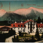 1918 Tátra, Magas-Tátra, Vysoké Tatry; Új-Csorbató, Móry szálloda / Neu Csorba-See, Hotel Mory / hotel (EK)
