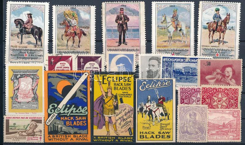 20 db külföldi levélzáró