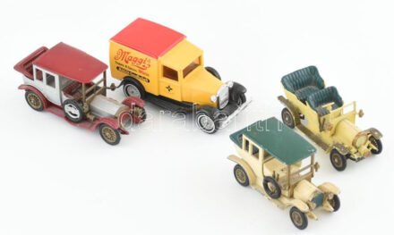 4 db Matchbox játék kisautó klf modellek,kopottak