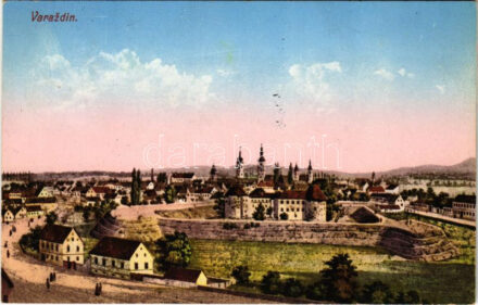 1912 Varasd, Warasdin, Varazdin; Stari grad / régi vár / castle