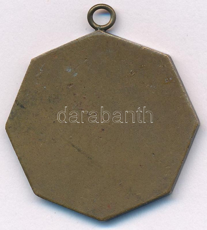 DN 'Magyar Tacskó Tenyésztők Egyesülete' bronz emlékérem füllel (33mm) T:1- patina - Image 2