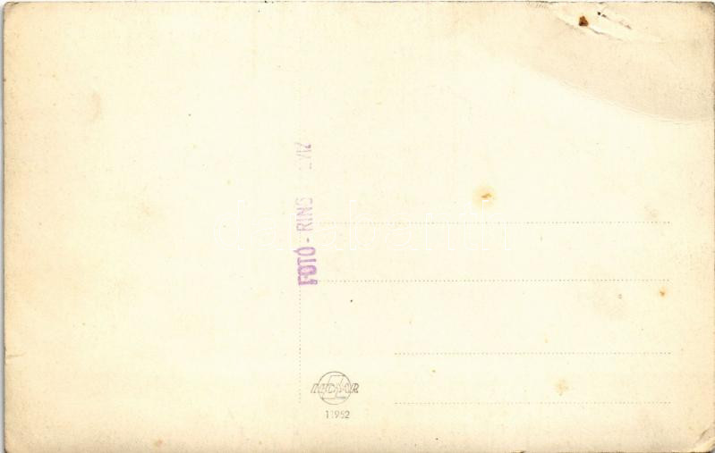 1934 Hévíz, nyaralók csoportképe. Ring Foto photo (fa) - Image 2