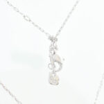 Swarovski Fabergé stílusú tojás medál, láncon, jelzett, h: 80 cm. Dobozában. - Image 3