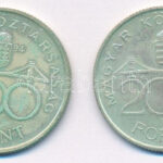 1994. 200Ft Ag 'Deák' (2x) T:1-,2 patina Adamo F13.1 - Image 2