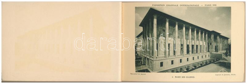 1931 Paris, Promenade a Travers l'Exposition Coloniale Internationale - postcard booklet with 24 postcards - Image 2