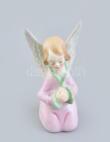 Herendi angyalka, kézzel festett, hibátlan, m: 8 cm