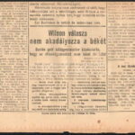 1918. okt. 16., a kolozsvári Esti lap száma, I. világháborús hírekkel Wilsonról és a perszonálunióról, 4 számozatlan oldal, lapszéli szakadásokkal - Image 2