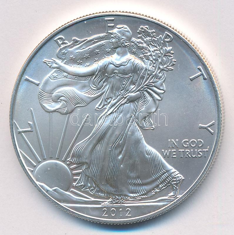 Amerikai Egyesült Államok 2012. 1$ Ag T:1 USA 2012. 1 Dollar Ag C:UNC Krause KM#273