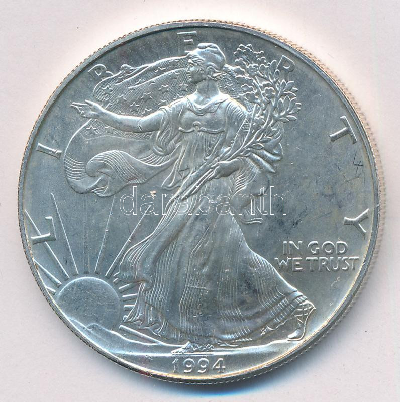 Amerikai Egyesült Államok 1994. 1$ Ag T:1- USA 1994. 1 Dollar Ag C:AU Krause KM#273