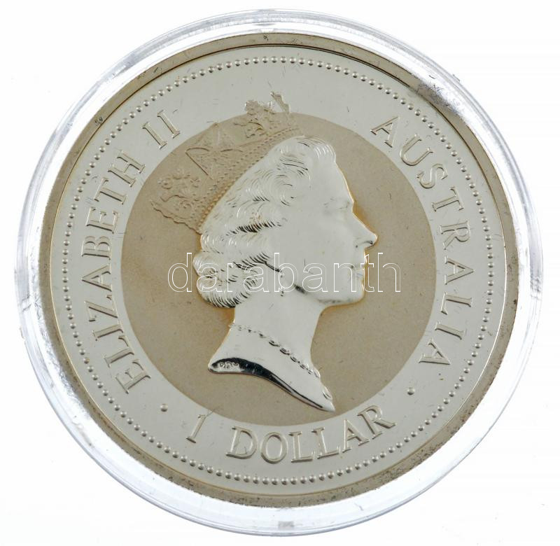 Ausztrália 1994. 1$ Ag 'Kacagójancsi' (31,1g) T:BU Australia 1994. 1 Dollar Ag 'Kookaburra' (31,1g) C:BU Krause KM#209 - Image 2