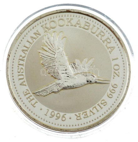 Ausztrália 1996. 1$ Ag 'Kacagójancsi' (31,1g) T:BU Australia 1996. 1 Dollar Ag 'Kookaburra' (31,1g) C:BU Krause KM#289