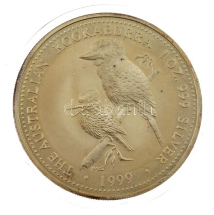 Ausztrália 1999. 1$ Ag 'Kacagójancsi' (31,1g) T:BU Australia 1999. 1 Dollar Ag 'Kookaburra' (31,1g) C:BU Krause KM#399