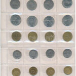 1948-1989. 50db-os érme tétel, részletezve: 5f (5x) - 10f (5x) - 20f (5x) - 50f (5x) - 1Ft (5x) - 2Ft (9x) - 5Ft (5x) - 10Ft (8x) - 20Ft (4x) névértékek, két darab berakólapon T:vegyes - Image 4