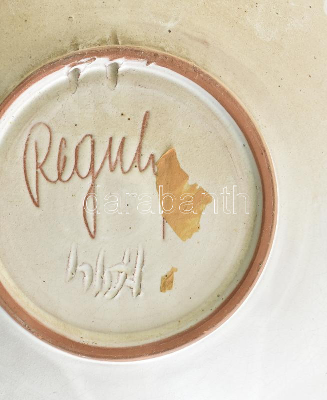 Reguly jelzéssel: Retró fali tál, hibátlan, d: 29 cm - Image 2