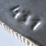 Német retró kerámia tál, jelzett, hibátlan 16x8,5 cm - Image 2