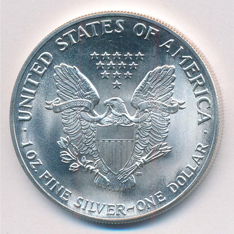 Amerikai Egyesült Államok 1990. 1$ Ag T:1- USA 1990. 1 Dollar Ag C:AU Krause KM#273 - Image 2