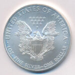 Amerikai Egyesült Államok 2008. 1$ Ag sérült kapszulában T:1 USA 2008. 1 Dollar Ag in damaged capsule C:UNC Krause KM#273 - Image 2