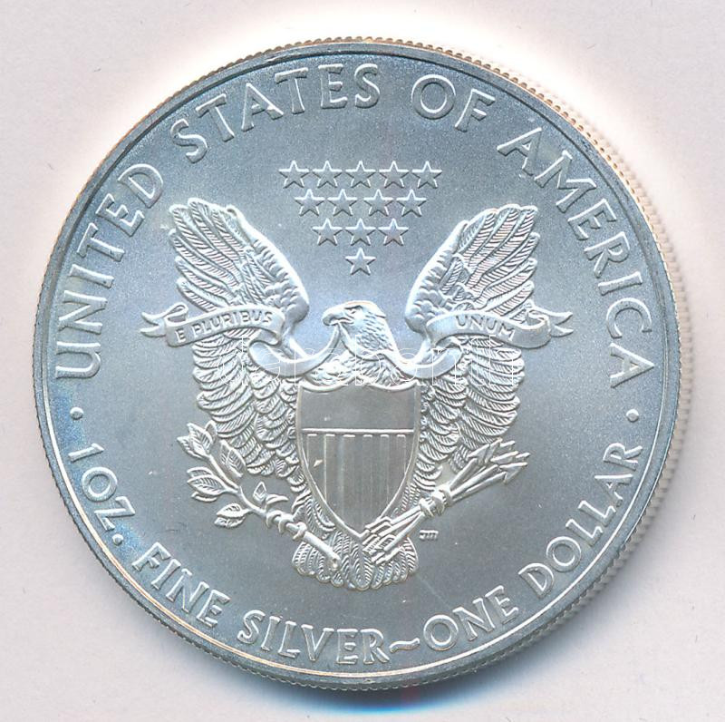 Amerikai Egyesült Államok 2008. 1$ Ag sérült kapszulában T:1 USA 2008. 1 Dollar Ag in damaged capsule C:UNC Krause KM#273 - Image 2