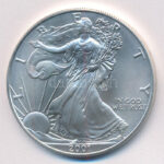 Amerikai Egyesült Államok 2001. 1$ Ag sérült kapszulában T:1 USA 2001. 1 Dollar Ag in damaged capsule C:UNC Krause KM#273