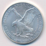 Amerikai Egyesült Államok 2022W 1$ Ag T:1 USA 2022W 1 Dollar Ag C:UNC Krause UC# 366 - Image 2