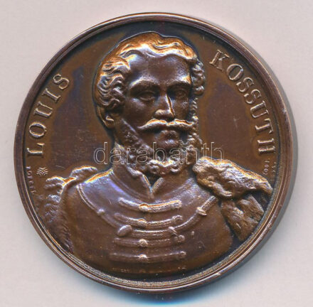 2001. 'LOUIS KOSSUTH / EX GOVERNOR OF HUNGARIA SET AT LIBERTY BY THE PEOPLE OF THE UNITED STATES OF AMERICA 1851' Cu emlékérem modern utánverete (42,5mm) T:1