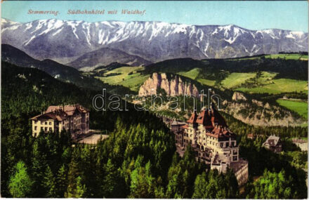 Semmering, Südbahnhotel mit Waldhof / hotel (EB)