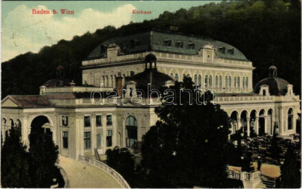 1913 Baden bei Wien, Kurhaus / spa